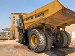 Back corner of Komatsu dump truck for Sale,Used truck for Sale,Used Komatsu truck in yard for Sale